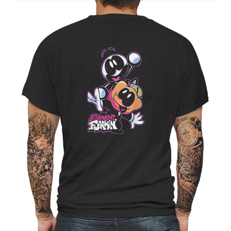 Friday Night Funkin Skid And Pump Artwork Mens Back Print T-shirt