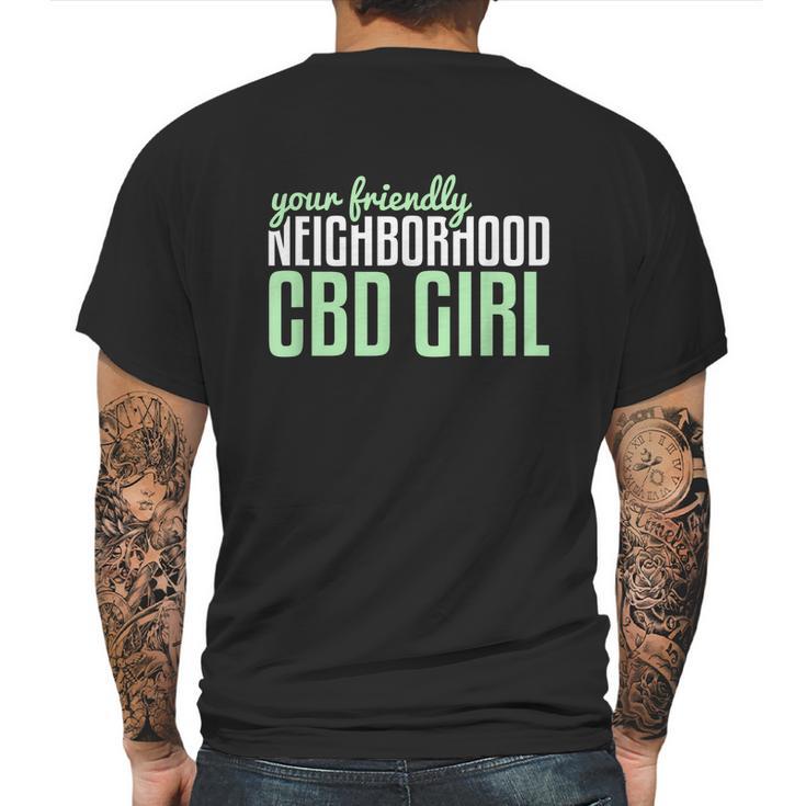 Your Friendly Neighborhood Cbd Girl Cbd Mens Back Print T-shirt