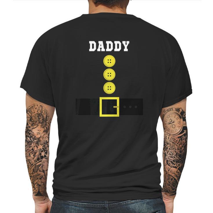 Funny Daddy Dwarf Elf Halloween Costume Mens Back Print T-shirt