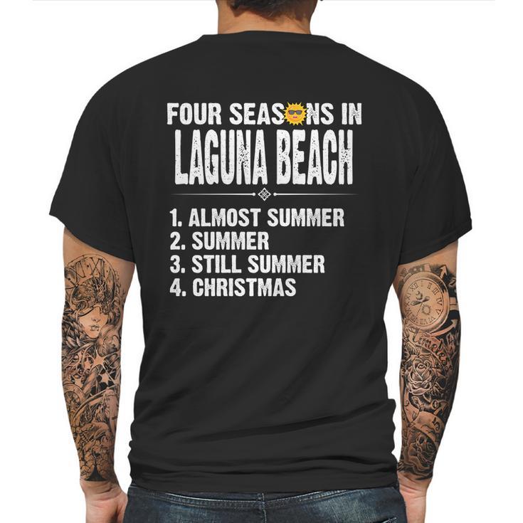 Funny Four Seasons In Laguna Beach Hot Summer 2020 Mens Back Print T-shirt