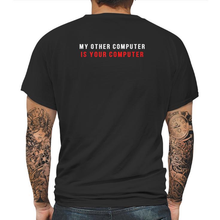 Funny Hacker Penetration Tester Cyber Security Mens Back Print T-shirt