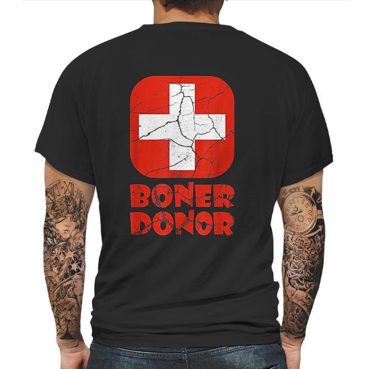 Funny Halloween Boner Donor Mens Back Print T-shirt