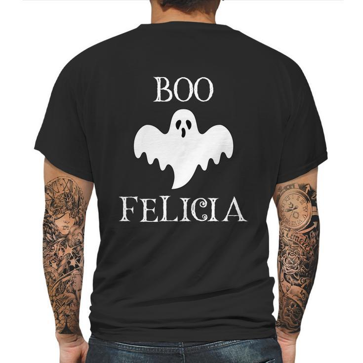 Funny Halloween Boo Felicia Funny Halloween Mens Back Print T-shirt