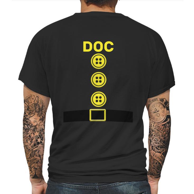 Funny Halloween Doc Dwarf Halloween Costume Mens Back Print T-shirt