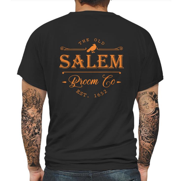 Funny Halloween Halloween Old Salem Broom Company Halloween Party Witch Hal Mens Back Print T-shirt