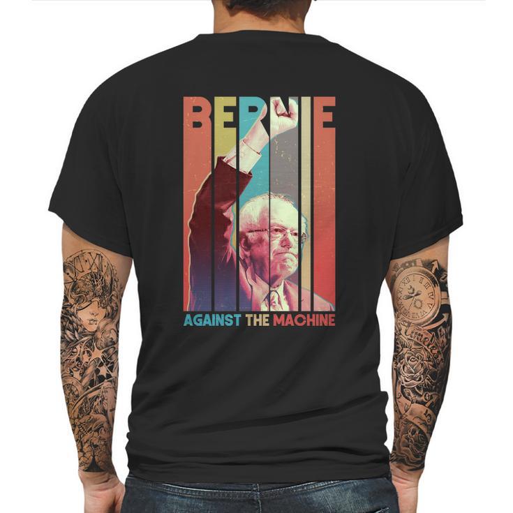 Funny Retro Bernie Sanders Against The Machine Mens Back Print T-shirt