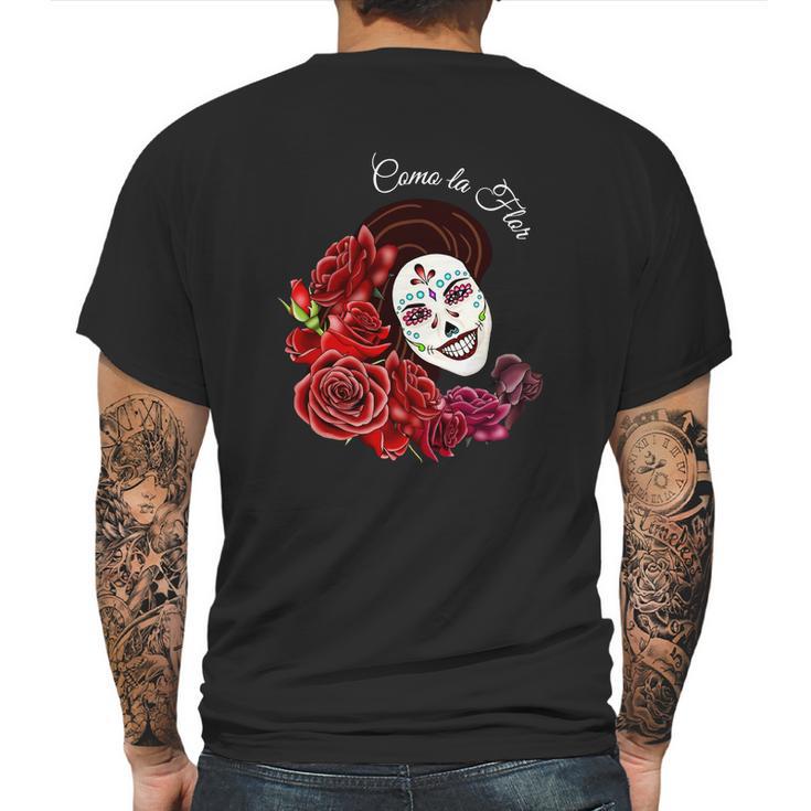 Funny Vintage Style Tshirt For Como La Flor - Selena Quintanilla Day Of The Dead Sugar Skull----Eeuhfbf Mens Back Print T-shirt