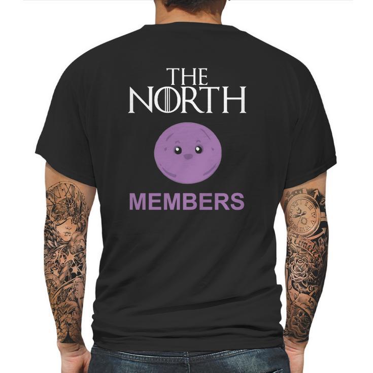 Game Of The Thrones The North Members Mens Back Print T-shirt