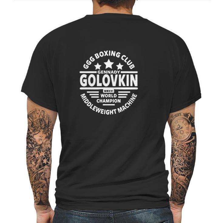 Gennady Golovkin Boxing Club Fashion Mens Back Print T-shirt