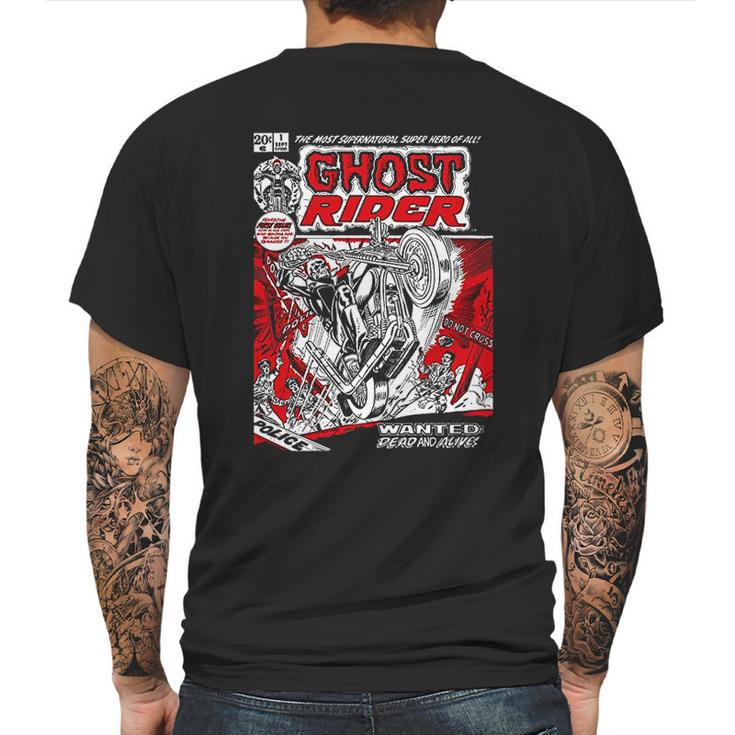 Ghost Rider  Art Mens Back Print T-shirt