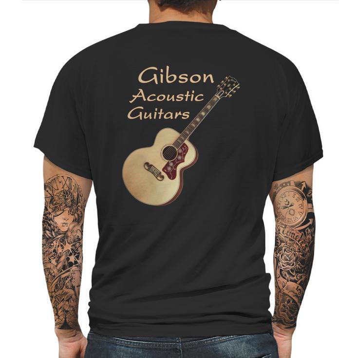 Gibson AcousticShirt Mens Back Print T-shirt