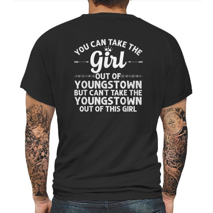 Girl Out Of Youngstown Oh Ohio Gift Funny Home Roots Usa Mens Back Print T-shirt