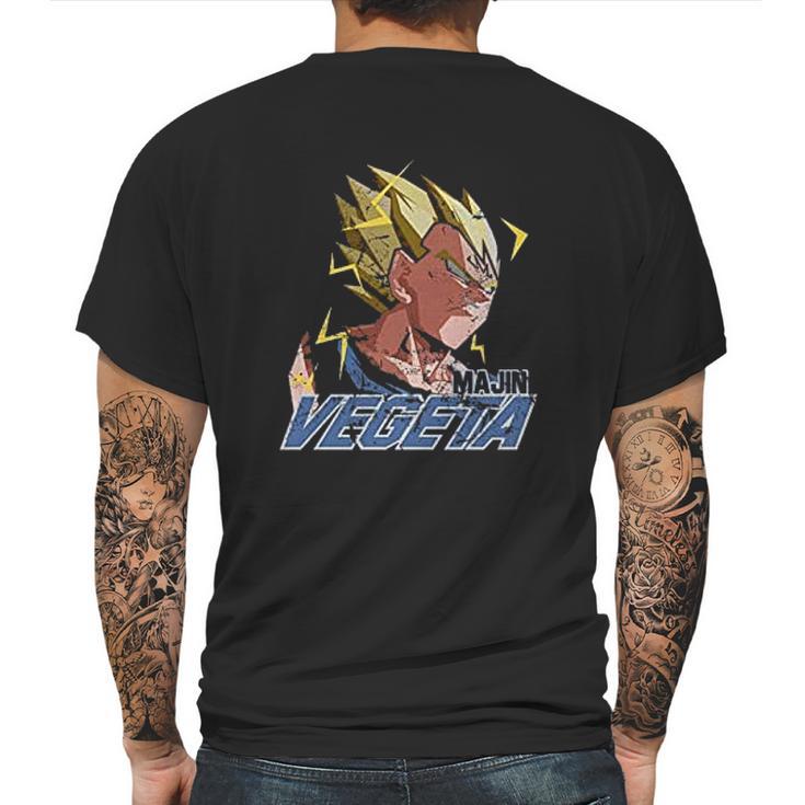 Goku Saiyan Anime Vegeta Dragon Mens Back Print T-shirt