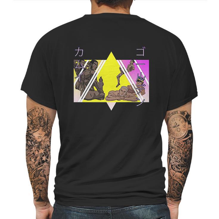 Golden Kamuy Style Mens Back Print T-shirt