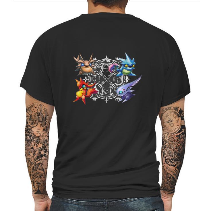 Golden Sun Djinn Shirt Mens Back Print T-shirt