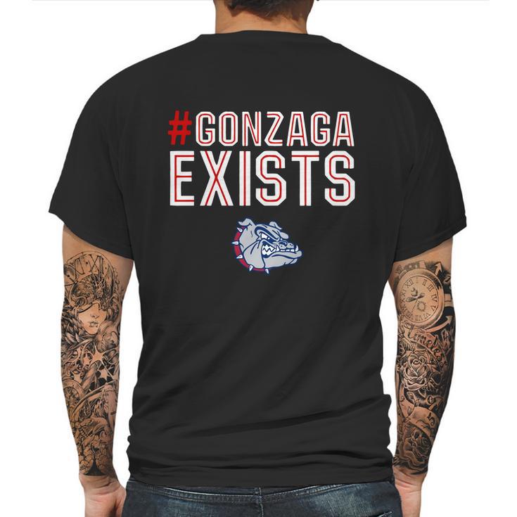 Gonzaga Exists 2019 Mens Back Print T-shirt