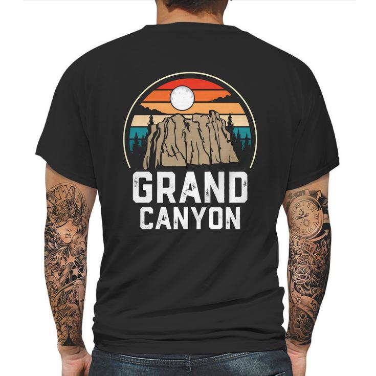 Grand Canyon National Park Arizona Travel Lover Camping Retro Vintage Mens Back Print T-shirt