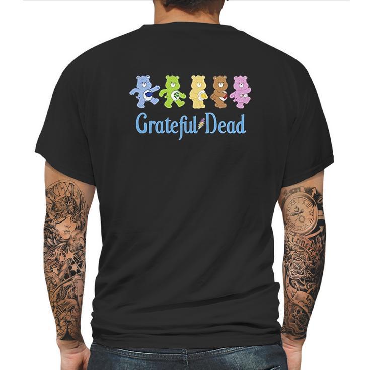 Grateful Dead   Care Bears Collab Dancing Care Bears Mens Back Print T-shirt