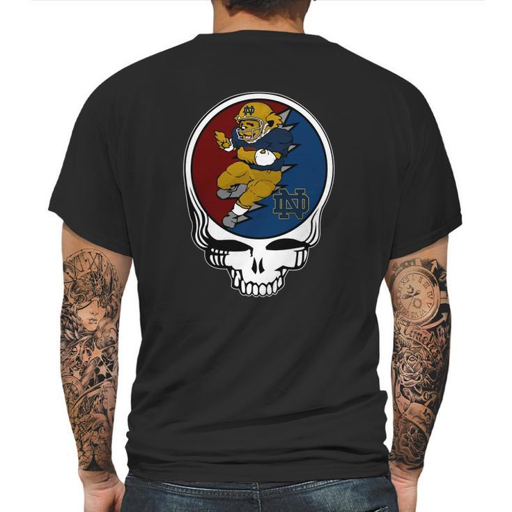 Gratefuldead Tshirt Notre Dame Fighting Irish Mens Back Print T-shirt