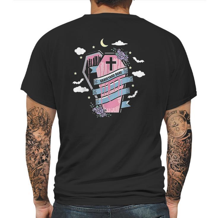 Graveyard Babe Pastel Goth Aesthetic  Egirl Soft Goth Girl Mens Back Print T-shirt