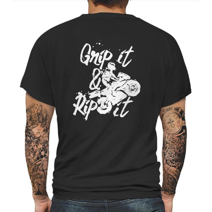 Grip It &Ampampamp Rip It T-Shirt Mens Back Print T-shirt