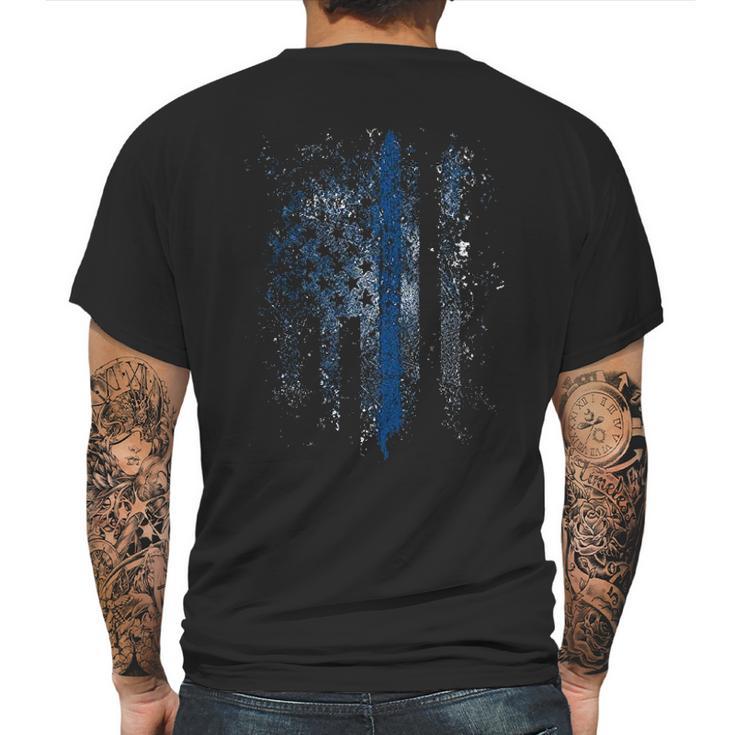 Grunt Style Blue Shield Mens Back Print T-shirt