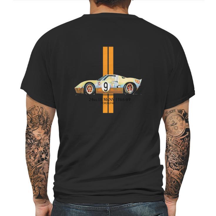 Gt 40 Ford Racing Mens Back Print T-shirt