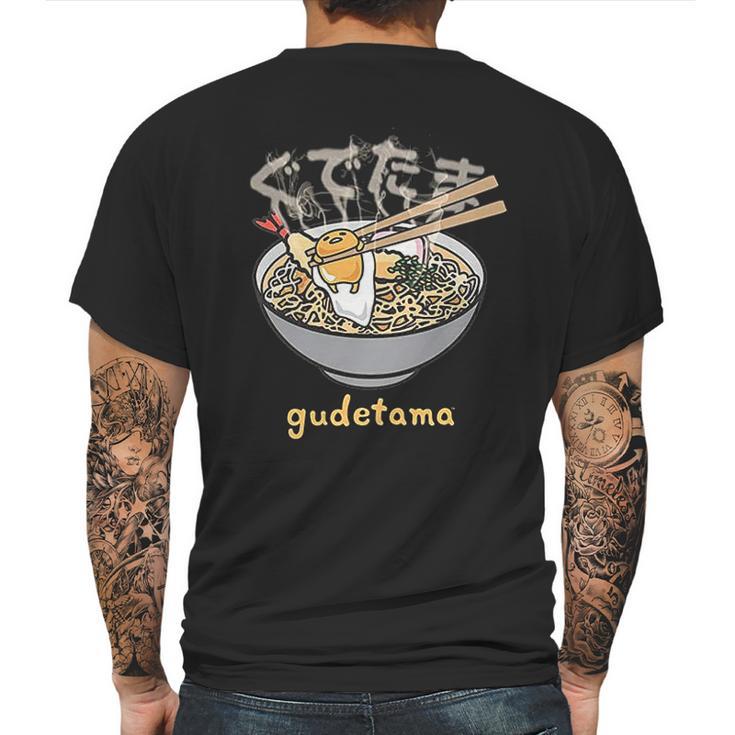 Gudetama Ramen Fashion Mens Back Print T-shirt