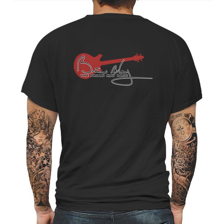 Guitar The Brian May Bass Mens Back Print T-shirt