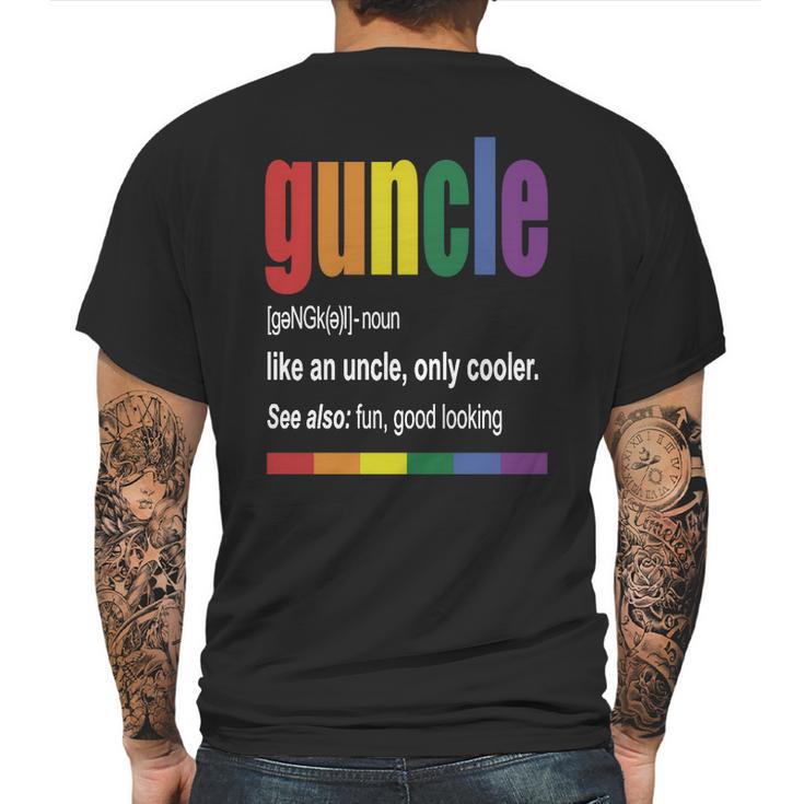 Guncle Shirt Mens Back Print T-shirt