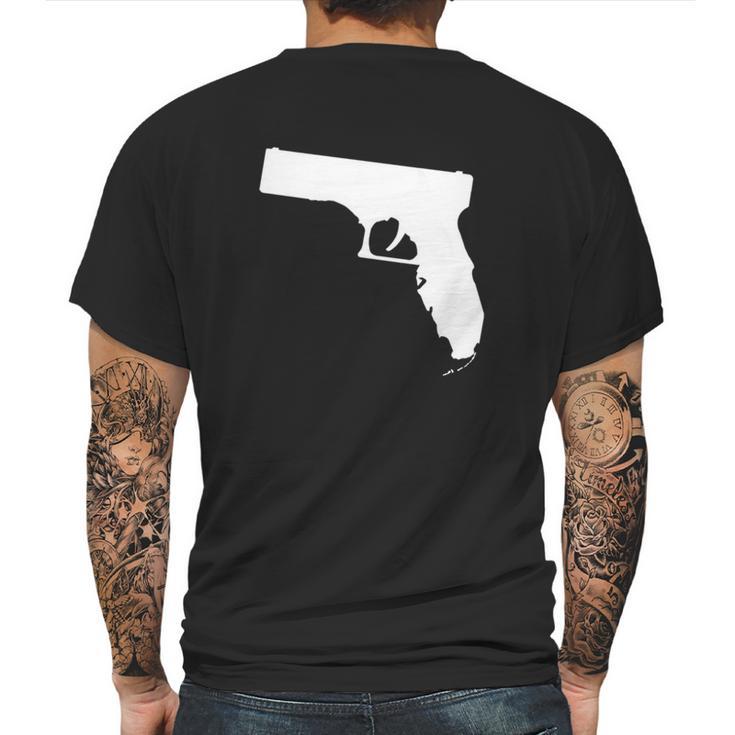 Gunshine State T-Shirts Mens Back Print T-shirt