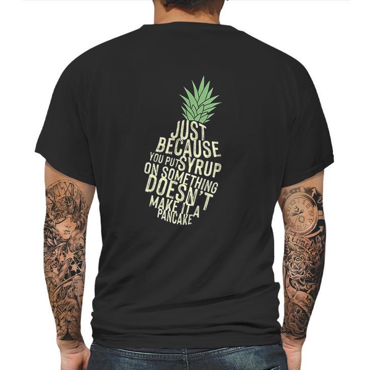 Gus And Spencer Funny Pineapple Psych Mens Back Print T-shirt