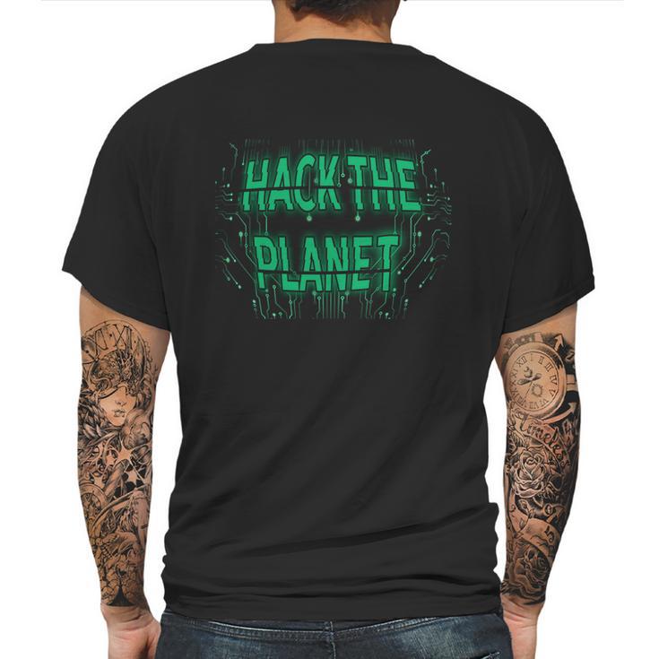 Hack The Planet Gift Great Gift For Computer Hackers Coders Gift Graphic Design Printed Casual Daily Basic Mens Back Print T-shirt