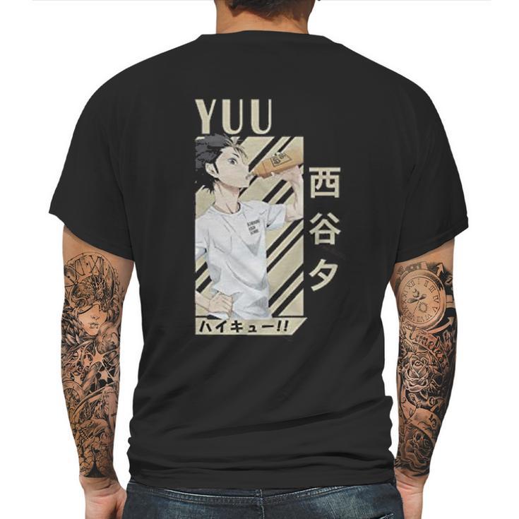 Haikyuu Character Mens Back Print T-shirt