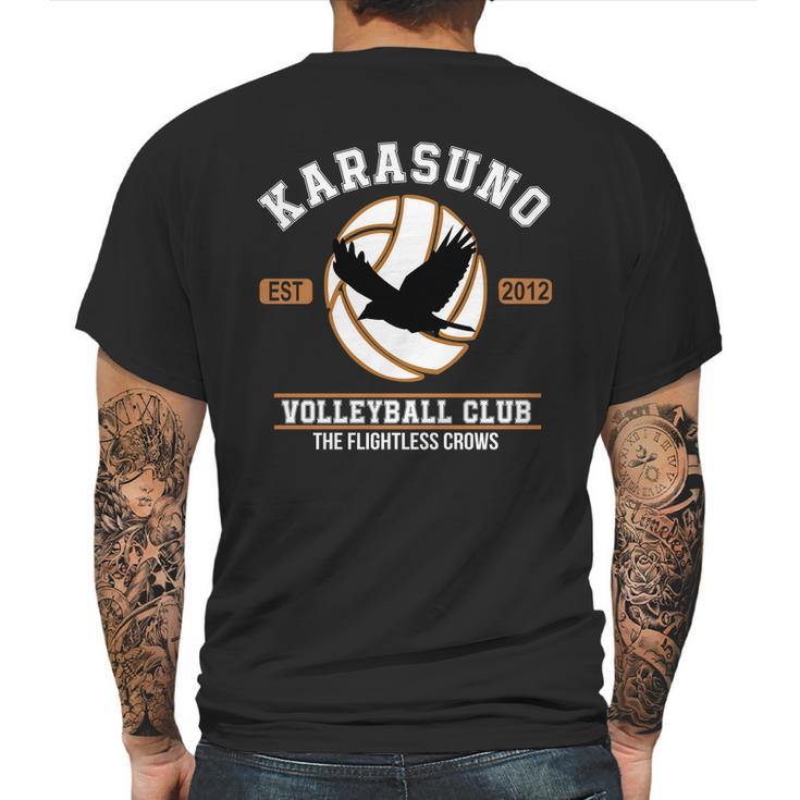 Haikyuu Karasuno Volleyball Club Mens Back Print T-shirt