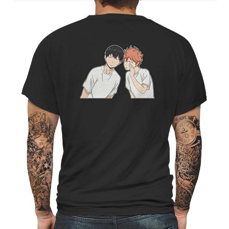 Haikyuu Talk Mens Back Print T-shirt