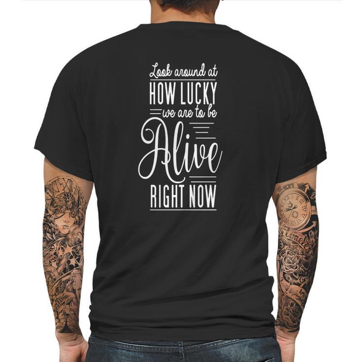 Hamilton Musical Quote Mens Back Print T-shirt