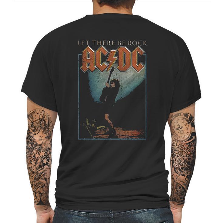 Hard Rock Band Music Group Let There Be Rock Mens Back Print T-shirt