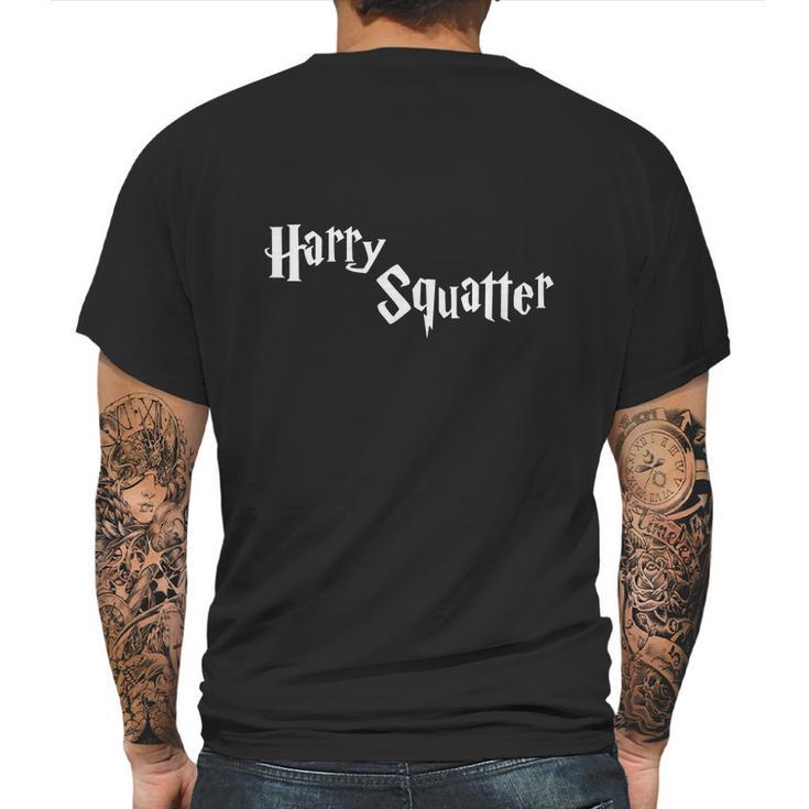 Harry Squatter T-Shirt Mens Back Print T-shirt