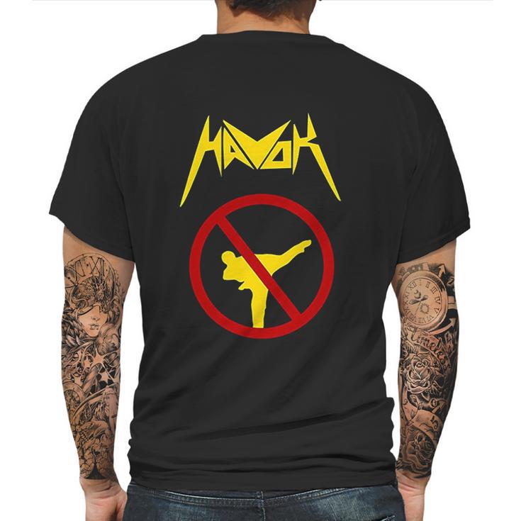 Havok No Karate In Da Pit Mens Back Print T-shirt