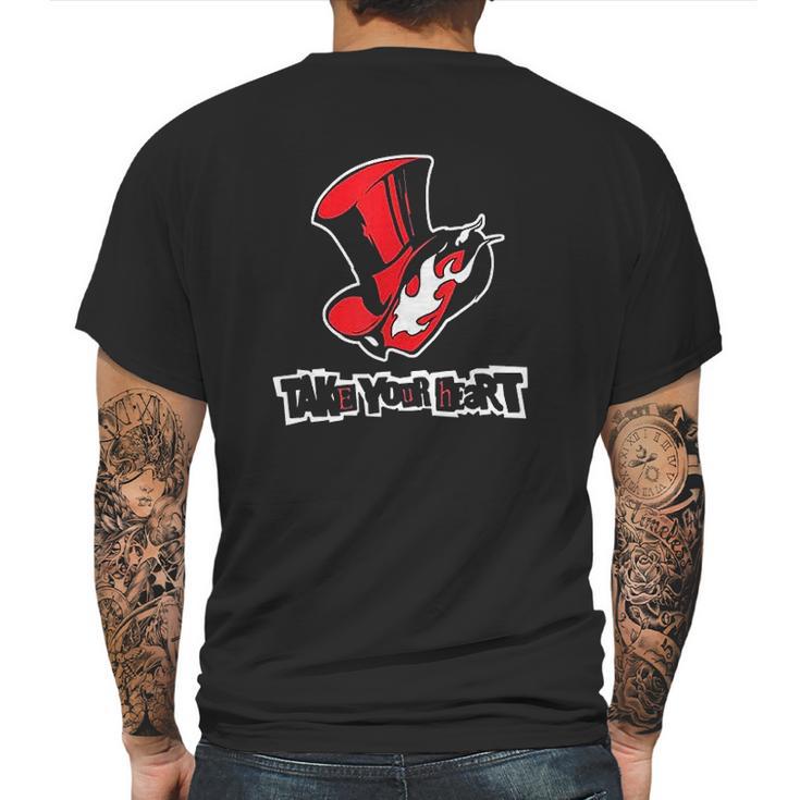 Take Your Heart Persona 5 Mens Back Print T-shirt