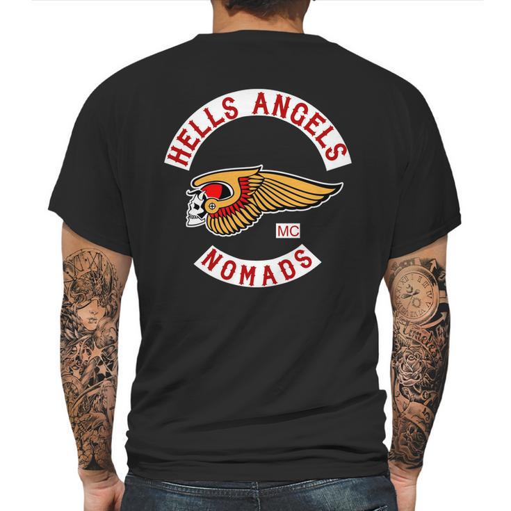 Hells Angels Nomads T Shirt Mens Back Print T-shirt