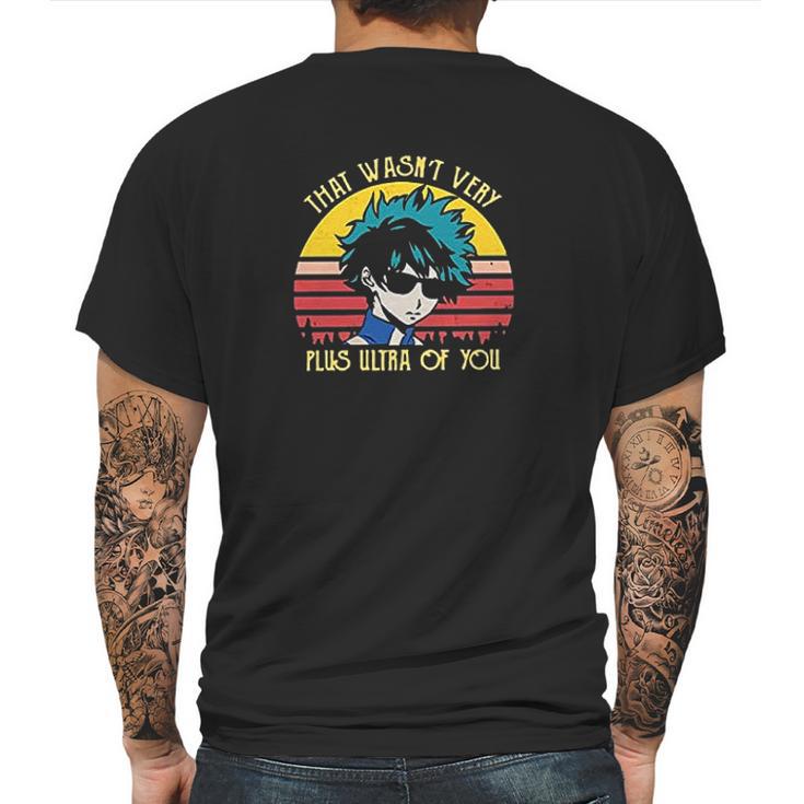 My Hero Academia  Mha Deku Izuku Midoriya Mens Back Print T-shirt