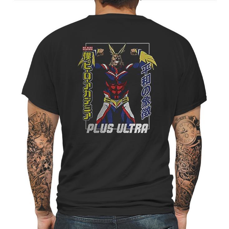 My Hero Academia All Might Shirt Plus Ultra My Hero Academia Mens Back Print T-shirt