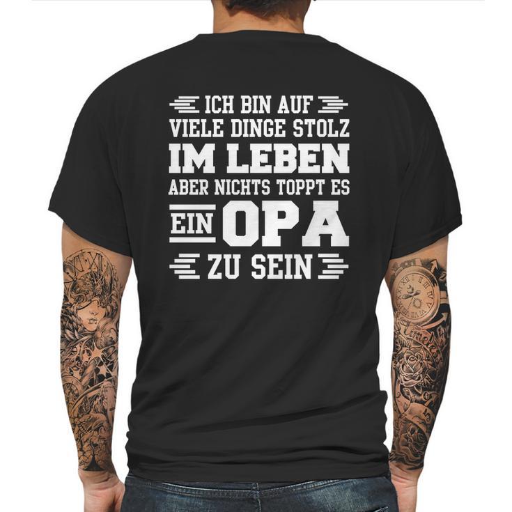 Herren Nichts Toppt Es Ein Opa Zu Sein Vatertag T-Shirt Mens Back Print T-shirt