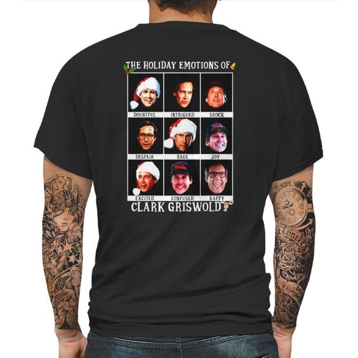 The Holiday Emotions Of Clark Griswold Mens Back Print T-shirt