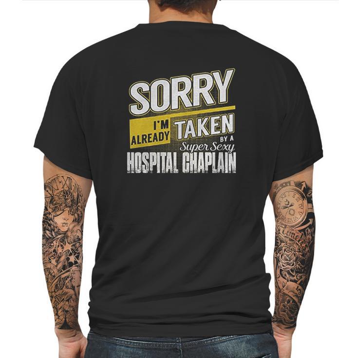 Hospital Chaplain Mens Back Print T-shirt