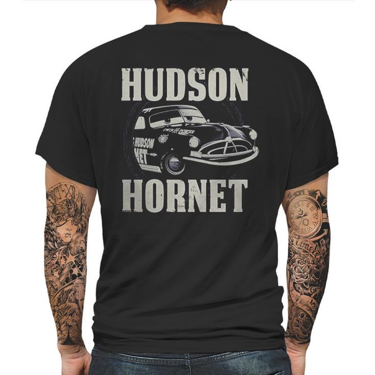 Hudson Hornet Badge Graphic T-Shirt Mens Back Print T-shirt