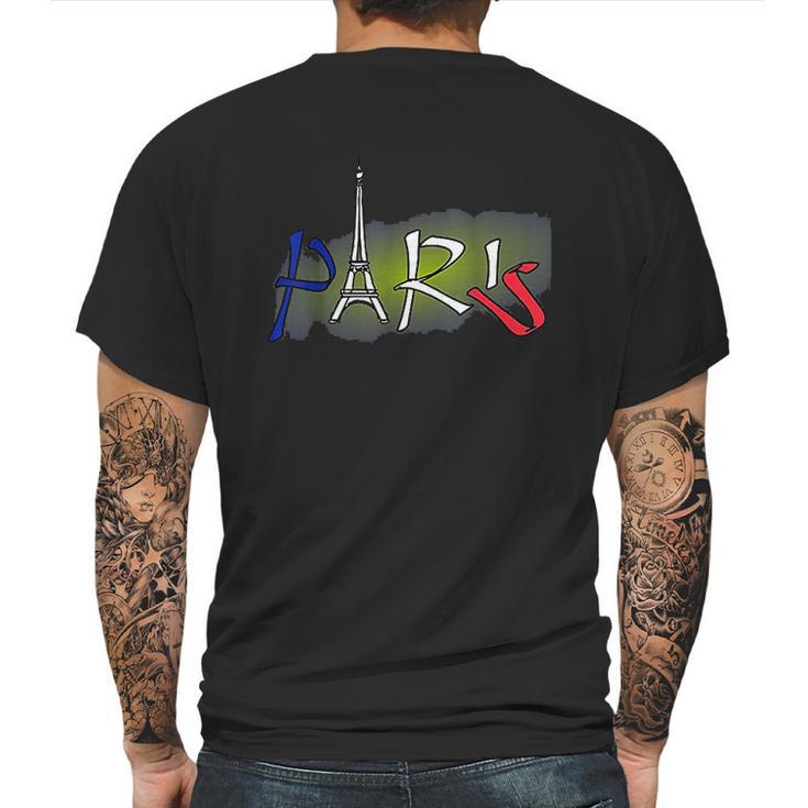 Hugo Paris Vintage Mens Back Print T-shirt