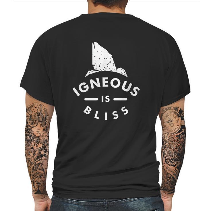 Igneous Is Bliss Mens Back Print T-shirt